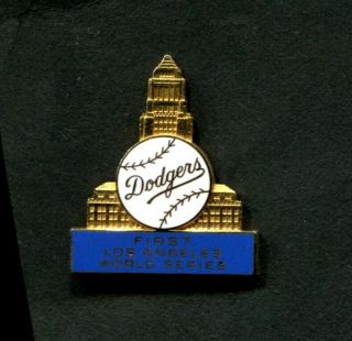 1959 Los Angeles Dodgers World Series Baseball Press Pin