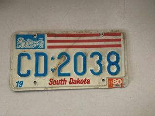 Mt Rushmore - South Dakota License Plate
