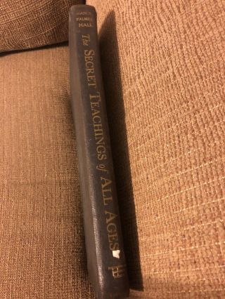 THE SECRET TEACHINGS OF ALL AGES MANLY P HALL 1928 Sixteenth ED.  1969 3
