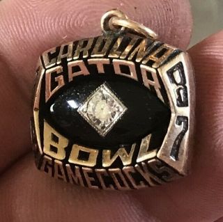 1987 South Carolina gamecocks 10k champions scrap or not football ring top 2