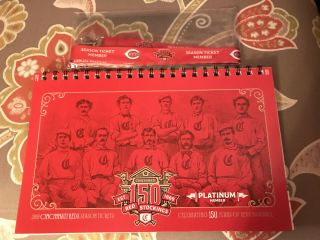 Cincinnati Reds 2019 150th Complete Season Ticket Book (uncut),  150th Lanyard