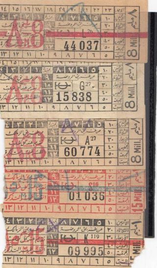 Egypt Different L Bus Tickets