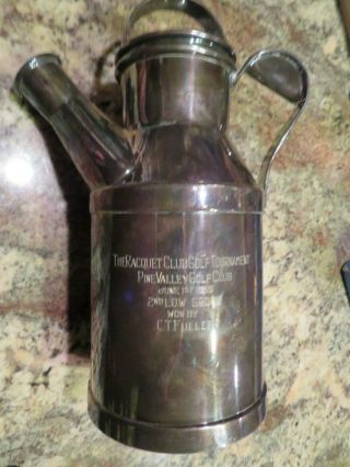 Vintage Pine Valley Golf Club (nj) 1955 Trophy,  Reed & Barton