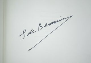 The Second Sex Signed By Simone De Beauvoir Full Leather Limited Edition
