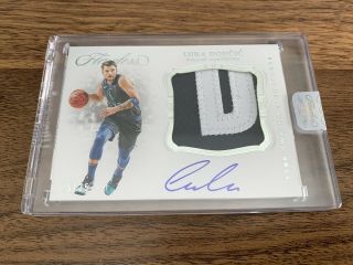 2018 - 19 Flawless Luka Doncic Rpa Rookie Patch Autograph Sp 25/25 Ebay 1/1 Auto