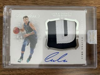 2018 - 19 Flawless Luka Doncic RPA Rookie Patch Autograph SP 25/25 eBay 1/1 Auto 2