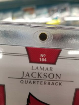 2018 Lamar Jackson national treasures rookie auto ' d 1of1 hot 2