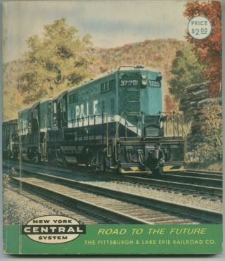 66 York Central Railroad Post Cards In1964 Booklet " Road To The Future " Nyc
