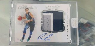Luka Doncic 15/25 Star Swatch Rookie Game Patch Auto 2018 - 19 Flawless Rpa