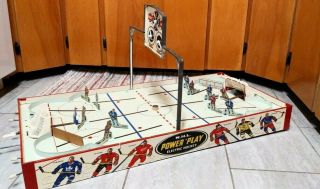1960 Eagle Power Play Table Hockey Game