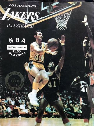 1970 Los Angeles Lakers Nba World Championships Illustrated Program