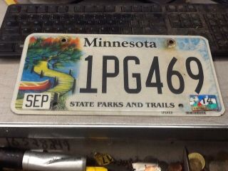 Expired Minnesota License Plate State Parks And Trails
