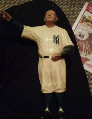 Babe Ruth York Yankees Hartland Plastics Baseball Statue Hof Vtg 1958 - 1962