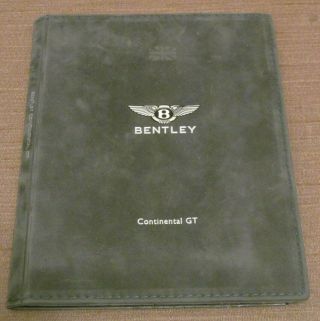 Bentley Continental Gt Press Kit