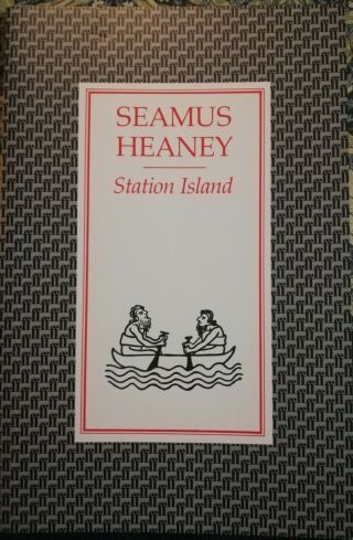 Signed First Edition Station Island Seamus Heaney Paperback Poetry