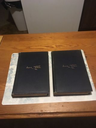 Mark Twain Autobiography 1924 First Edition Harpers In 2 Vols.