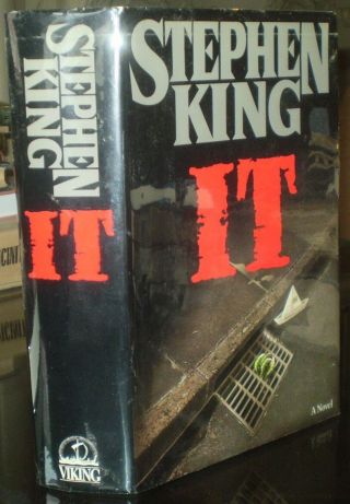 Stephen King,  It,  1986,  First Edition,  First Printing,  Unclipped Dust Jacket