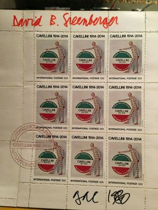 Cavellini Mail Art Italy - 6 Sheets Artist 