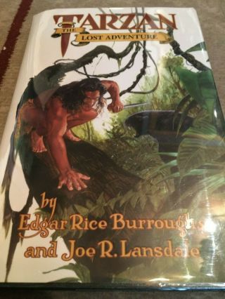 Tarzan: The Lost Adventure By Joe R.  Lansdale (hc/dj) (nm) 1st Ed Signed Ed