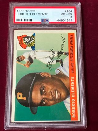 1955 Topps 164 Roberto Clemente Rc Psa 4 Rookie Pittsburgh Pirates (sc1 - 511)