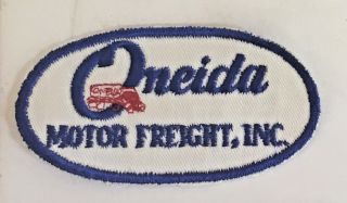 Oneida Motor Freight Inc Truck Driver Patch 2 X 3 - 7/8 4163
