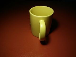 FERRARI Coffee Tea Mug Cup Ferrari Store Exclusive Yellow w/ Raised Logo 3