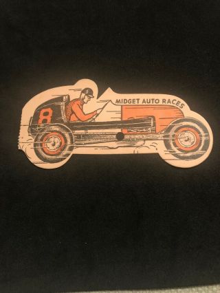 1947 Midget Auto Races Richmond Stadium Speedway Ticket