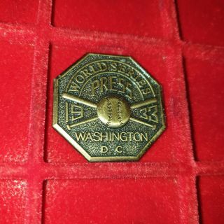 Washington Senators 1933 World Series Press Pin