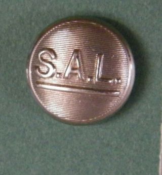 Bb Seaboard Air Line Railway Railroad Uniform Button Small Nickel 1894 Die