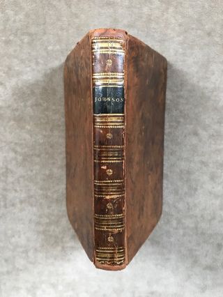 Johnson’s Dictionary Of The English Language In Miniature - 1800 Scarce Early Ed