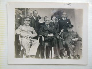 Wwii Middle East Photo Album Inc Churchill,  Roosevelt,  Stalin,  Iran,  Iraq/persia