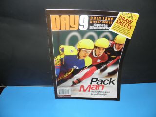 2002 Winter Olympic Games Salt Lake Apollo Ohno Pack Man Day 9 Si Program