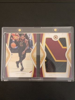2018 - 19 Panini Opulence Finals Booklet Jumbo Patch Lebron James 01/16 Game 3