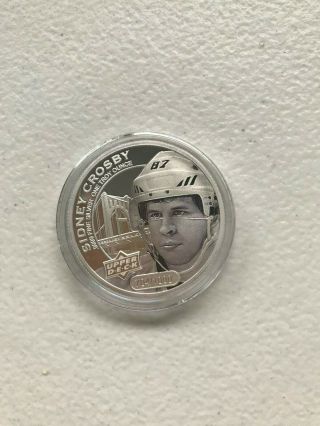 2017 Upper Deck Grandeur 1oz High Relief Silver Coin Sidney Crosby /1000