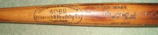 , Babe Ruth Louisville Slugger 40br Mini Bat 13 Inch 1920 - 30/s