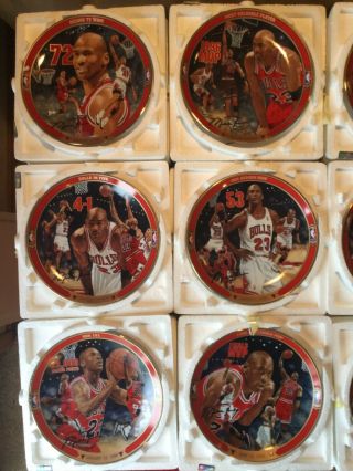 Michael Jordan The Upper Deck Collector Plates Return To Greatness Set W/COA 2