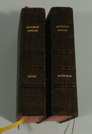 Priest Breviarium Romanum,  Roman Breviary 100 Latin,  Summer Autumn,  1942