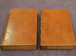1832 The Book Of The Church - Robert Southey - 2 Full Leather Volumes - 3rd Ed.