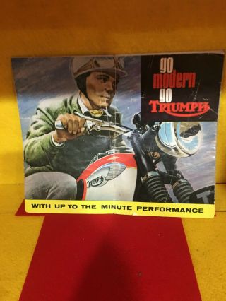 1966 Triumph Motorcycle Full Line Brochure