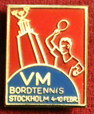 World Championship Table Tennis Stockholm 1949
