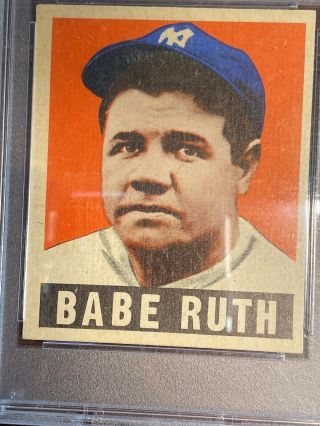 1948 Leaf Babe Ruth 3 PSA 6 EX - MT 3