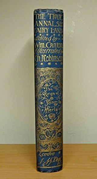 c1900 Reign of King Herla FAIRYTALE Charles Robinon Art Nouveau ILLUSTRATED Book 2