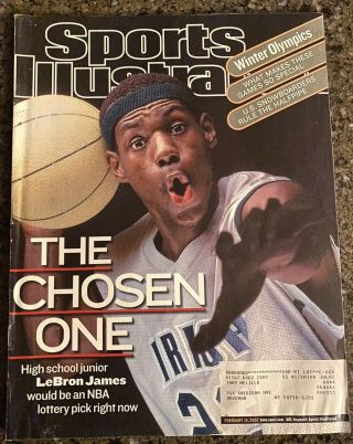 Lebron James First Sports Illustrated Cover 2002