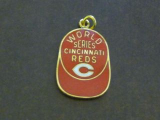1972 Cincinnati Reds World Series Press Pin Charm Balfour Near