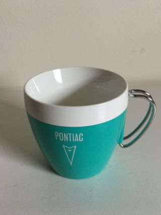 1960s West Bend Pontiac Thermo - Serv Cup Teal Turquoise