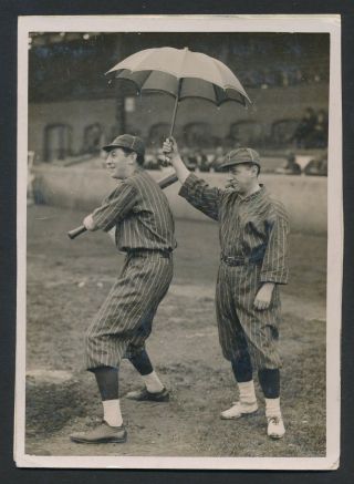 1926 Baseball Clowns In London Vintage Baseball Photo By George Grantham Bain