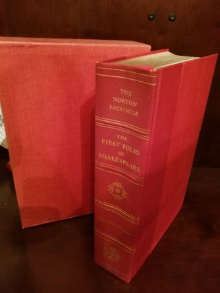 The First Folio Of Shakespeare Charlton Hinman The Norton Facsimile 1st Edition