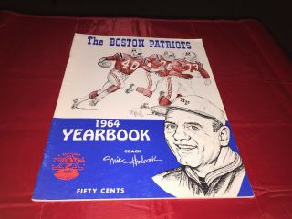1964 Boston Patriots Official Football Yearbook