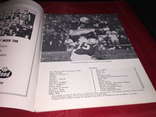 1964 Boston Patriots Official Football Yearbook 2