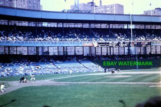 35mm Slide,  York Polo Grounds 1954 Giants Baseball Game Willie Mays